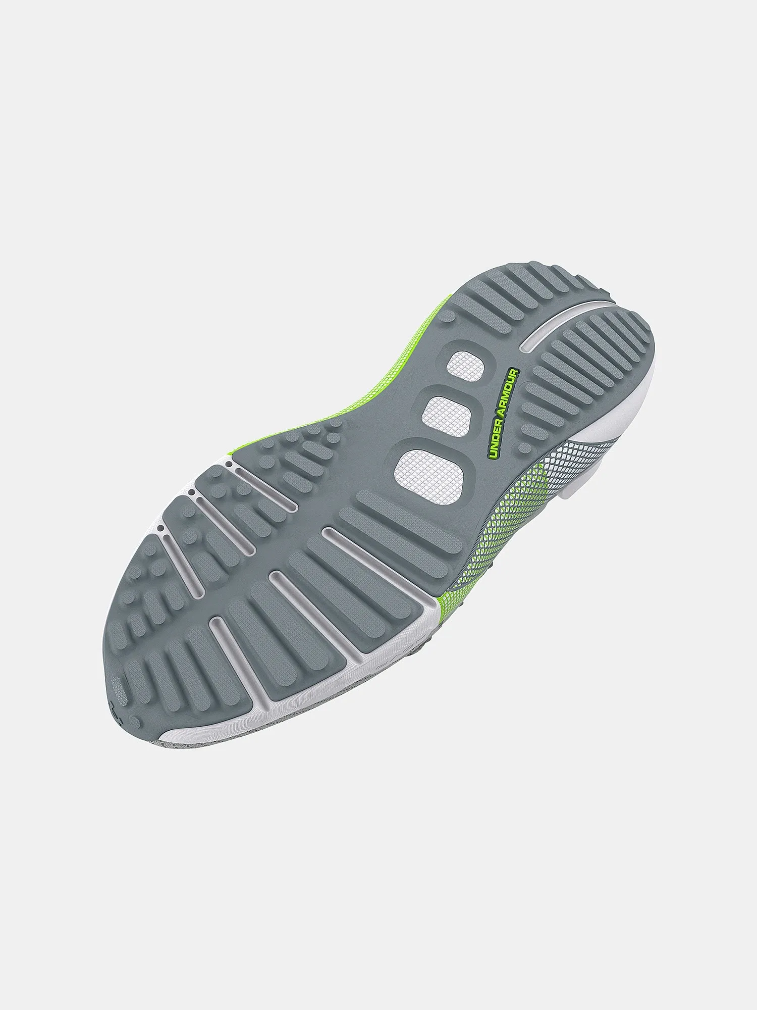 shoes Under Armour Hovr Phantom 3 - Gray Mist/Lime Surge - men´s