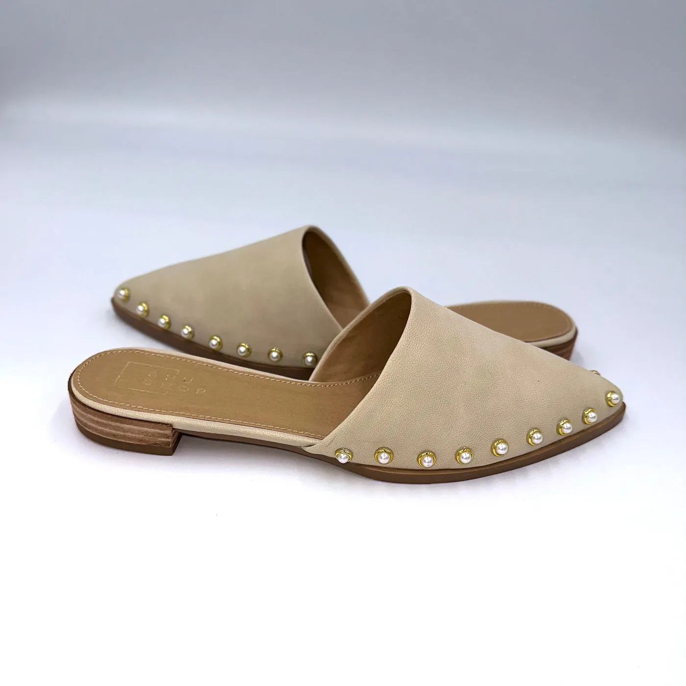 SHUSHOP Alaska Mules - Bone