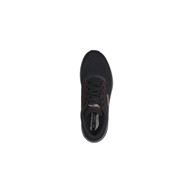 SKECHERS 232700 ARCH FIT 2.0 Black Red Sneakers