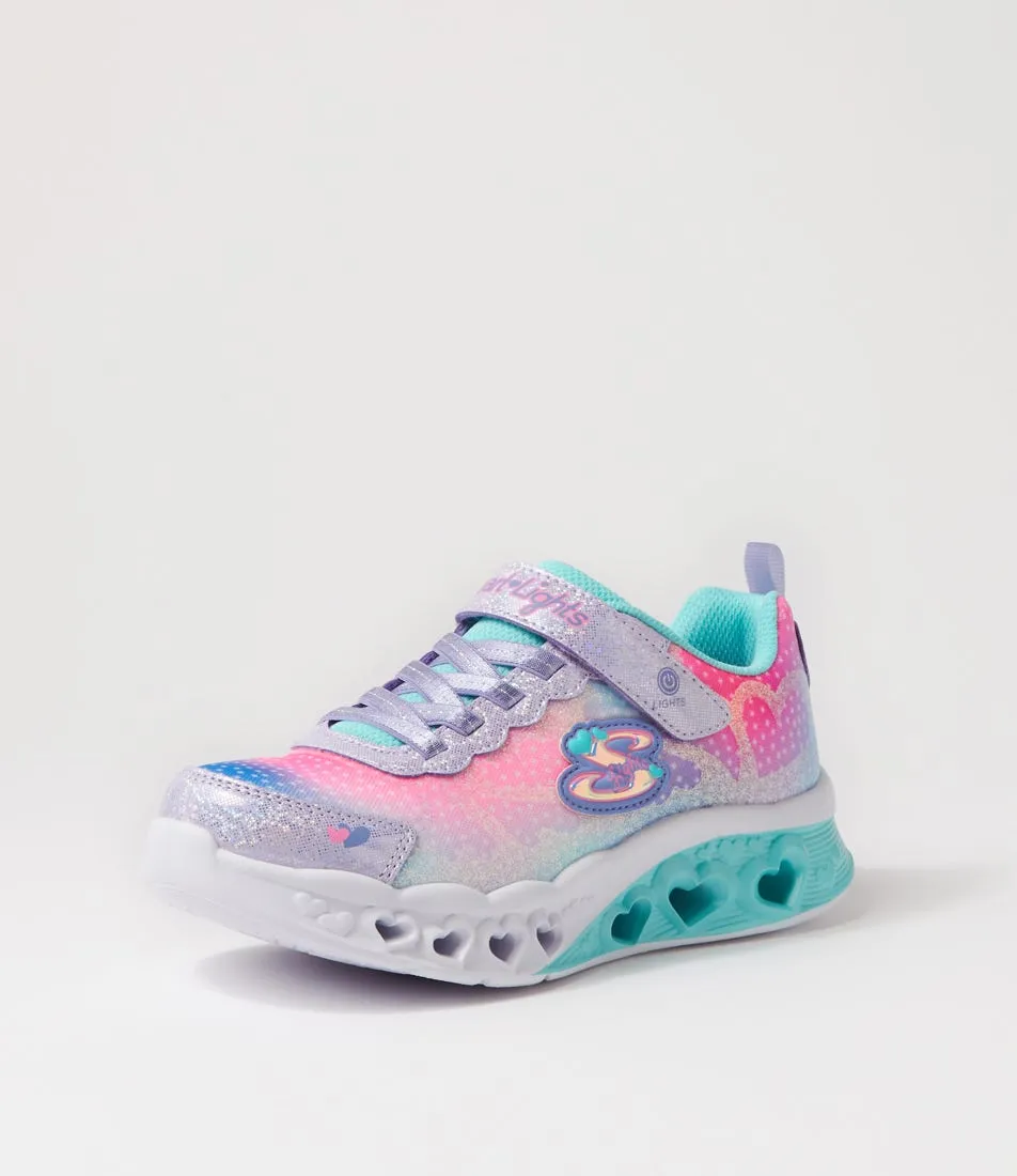 SKECHERS Flutter Lavender Multi Sneakers