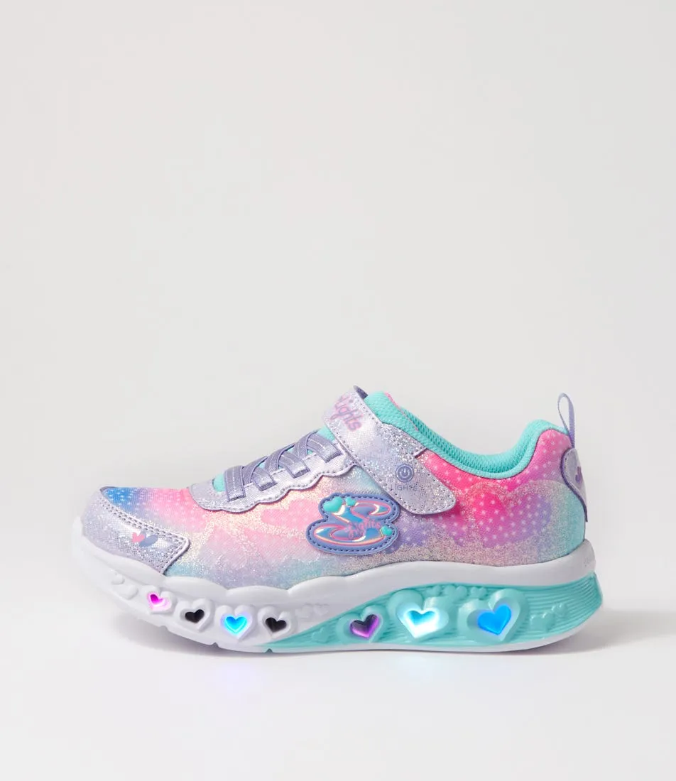 SKECHERS Flutter Lavender Multi Sneakers