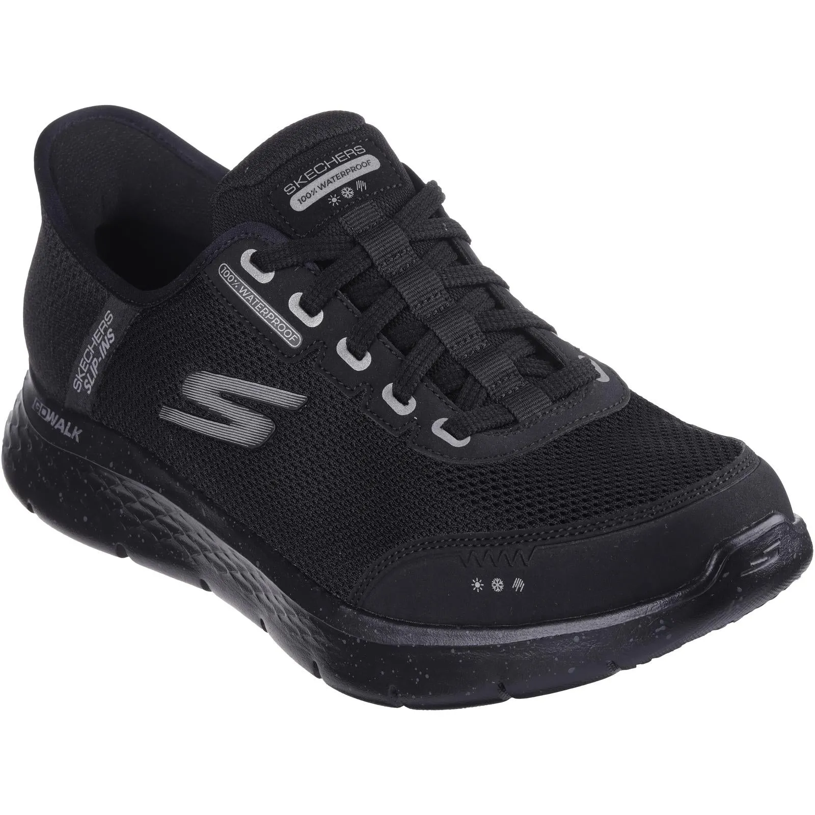 Skechers Mens Go Flex Slip-Ins Waterproof Trainers