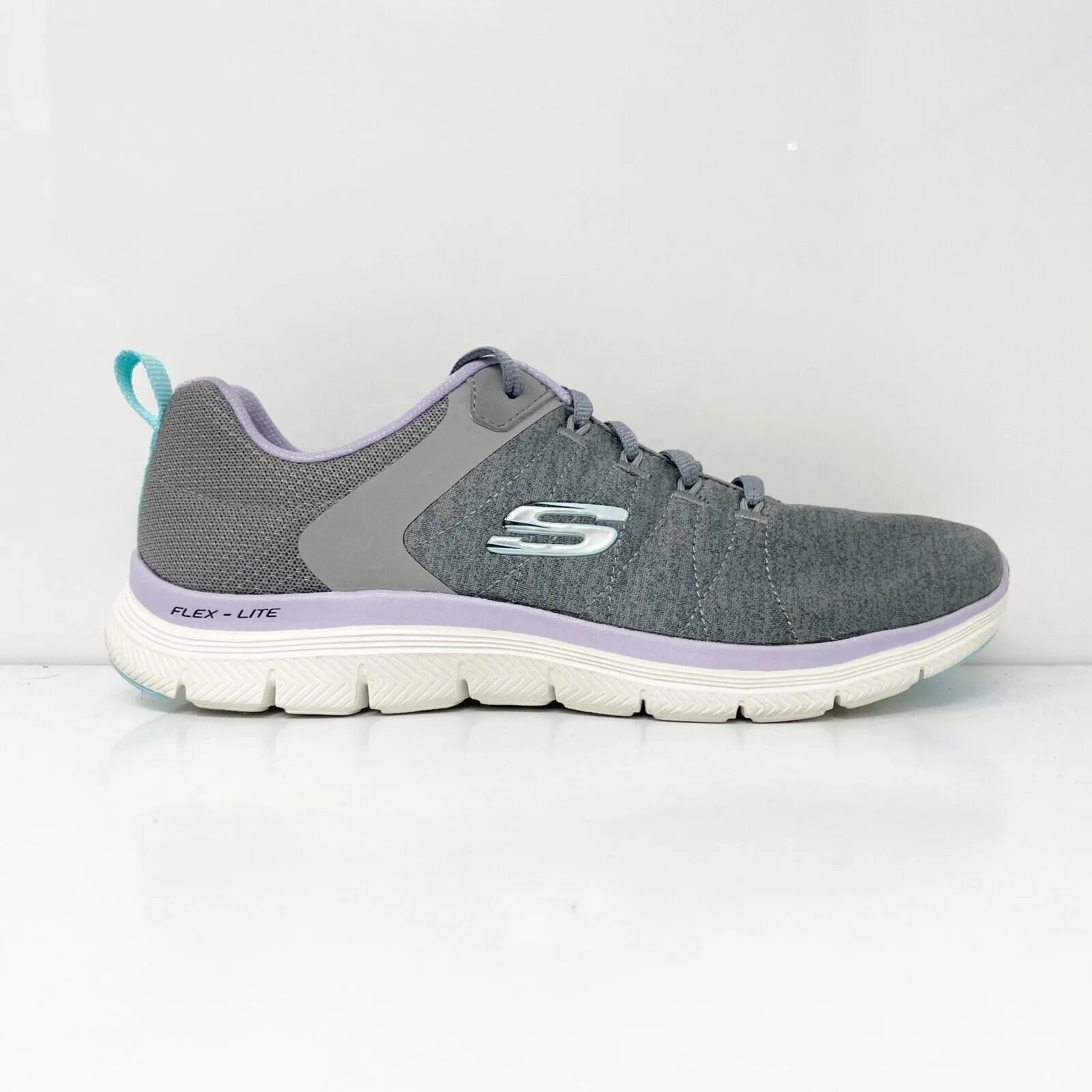 Skechers Womens Flex Appeal 4.0 149307 Gray Running Shoes Sneakers Size 10