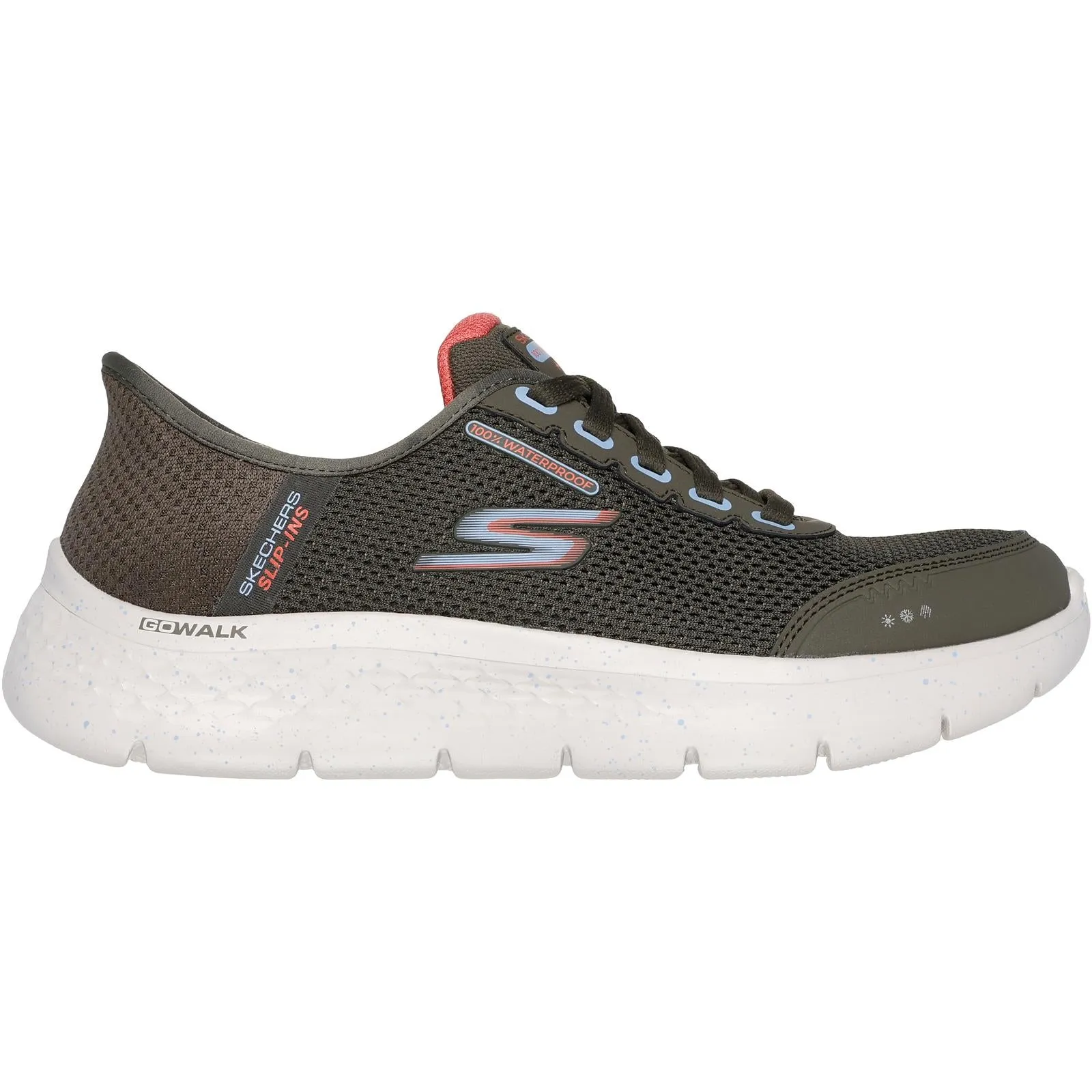 Skechers Womens Go Walk Flex Slip-Ins Memory Foam Trainers