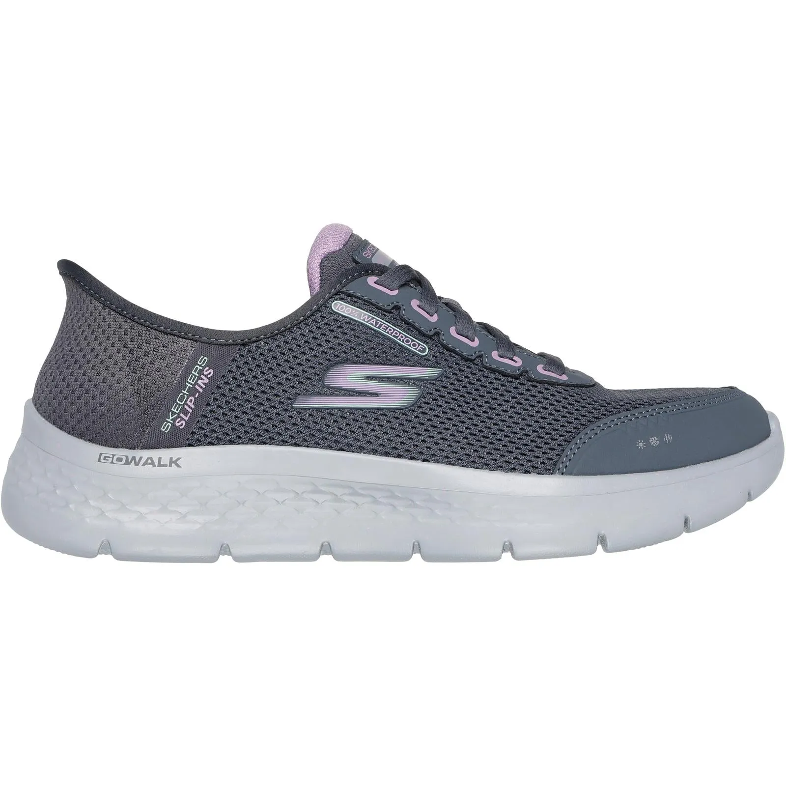 Skechers Womens Go Walk Flex Slip-Ins Memory Foam Trainers