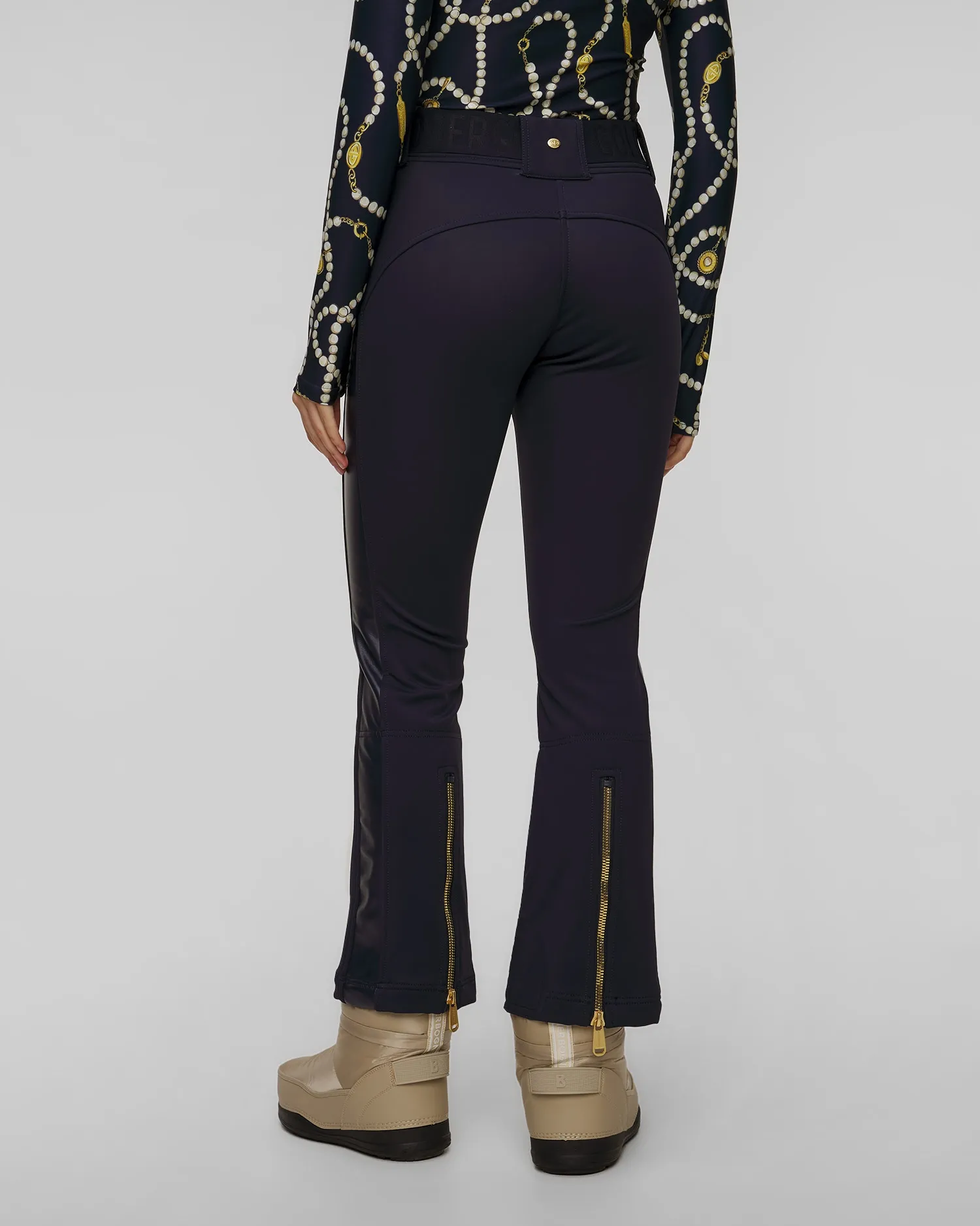 Ski trousers with leather stripes Goldbergh Paloma GB01672244-5635