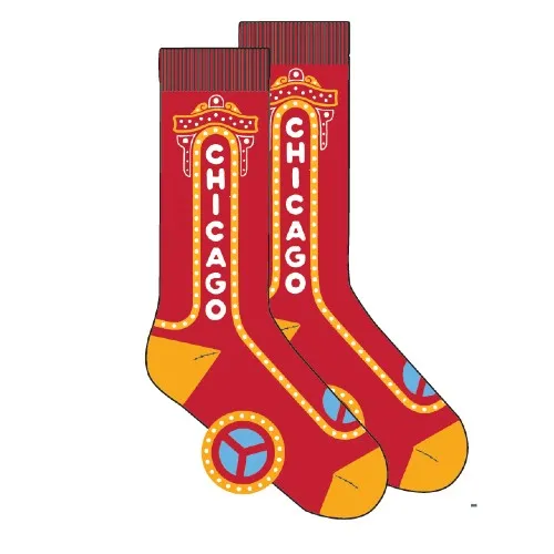 Chicago Theater Socks for Small Women