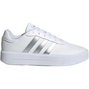 Women's white court platform sneakers Code GV8996