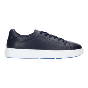 Sneakers da uomo in pelle blu Cod: E302892U