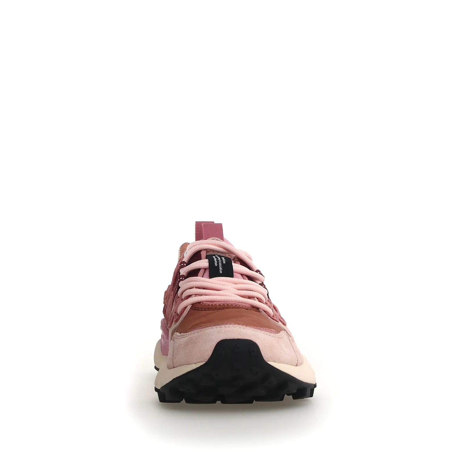 Sneakers Yamano rosa antico coccio e bordeaux