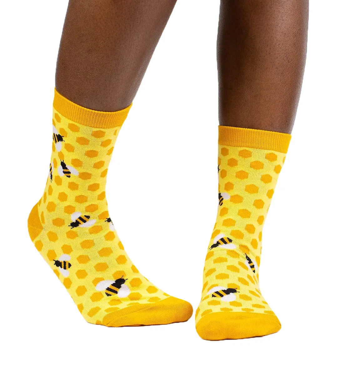 SOCK it to me Women's Crew Socks (Prints) - Bee's Knees