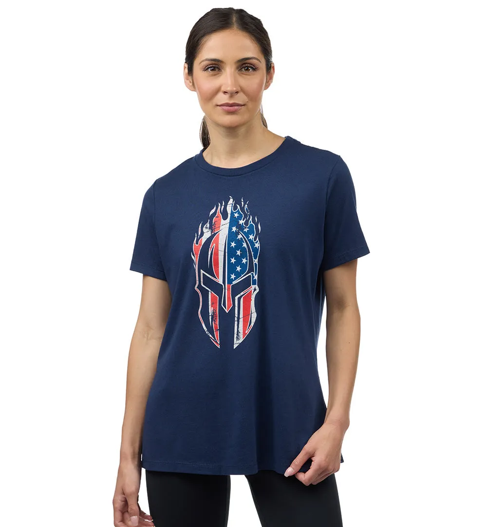 Womens Spartan Freedom T-Shirt