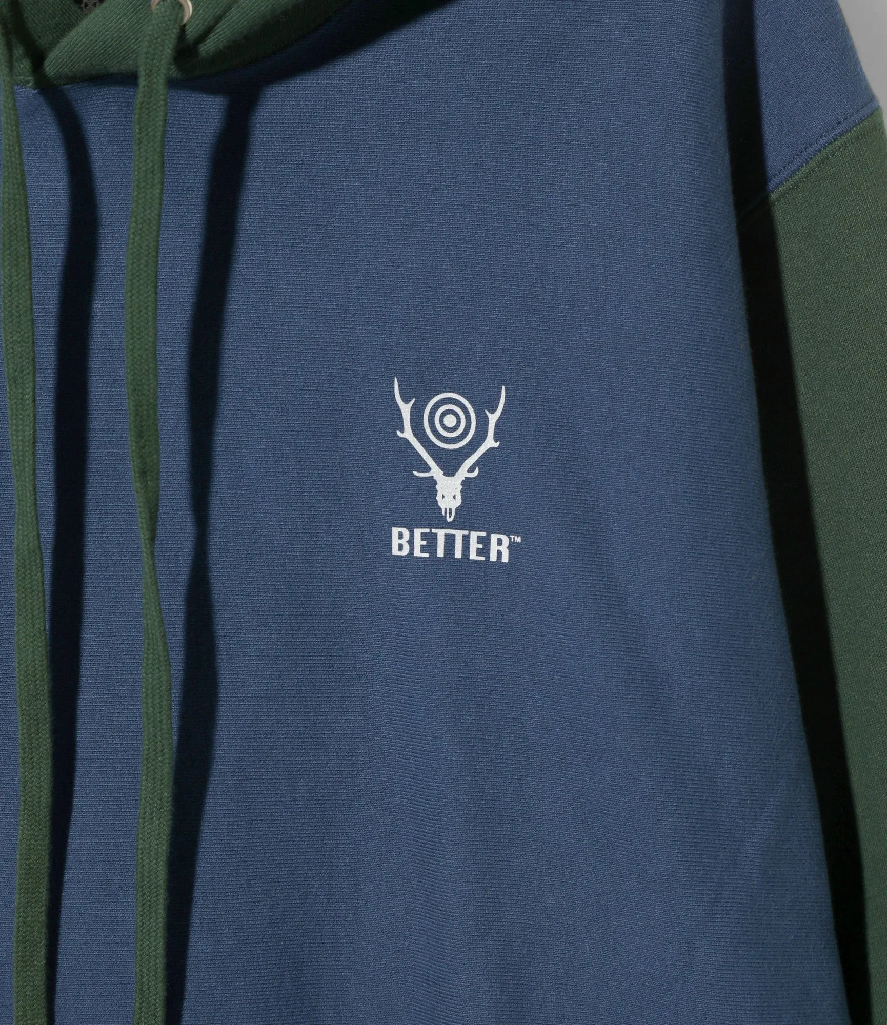 Standard Hooded Sweatshirt – Dark Blue/Green