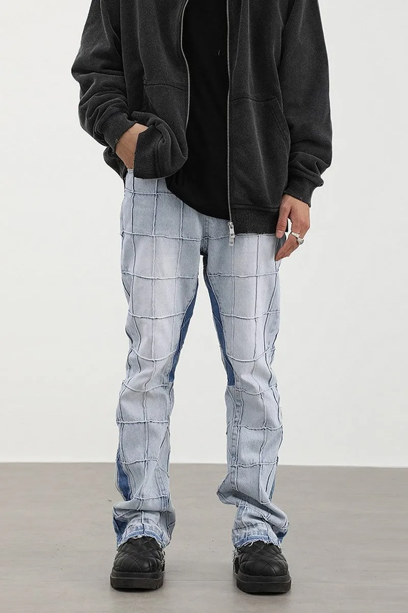 Stitched Structure Jeans