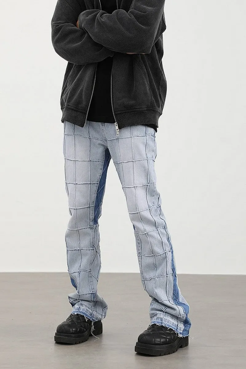 Stitched Structure Jeans