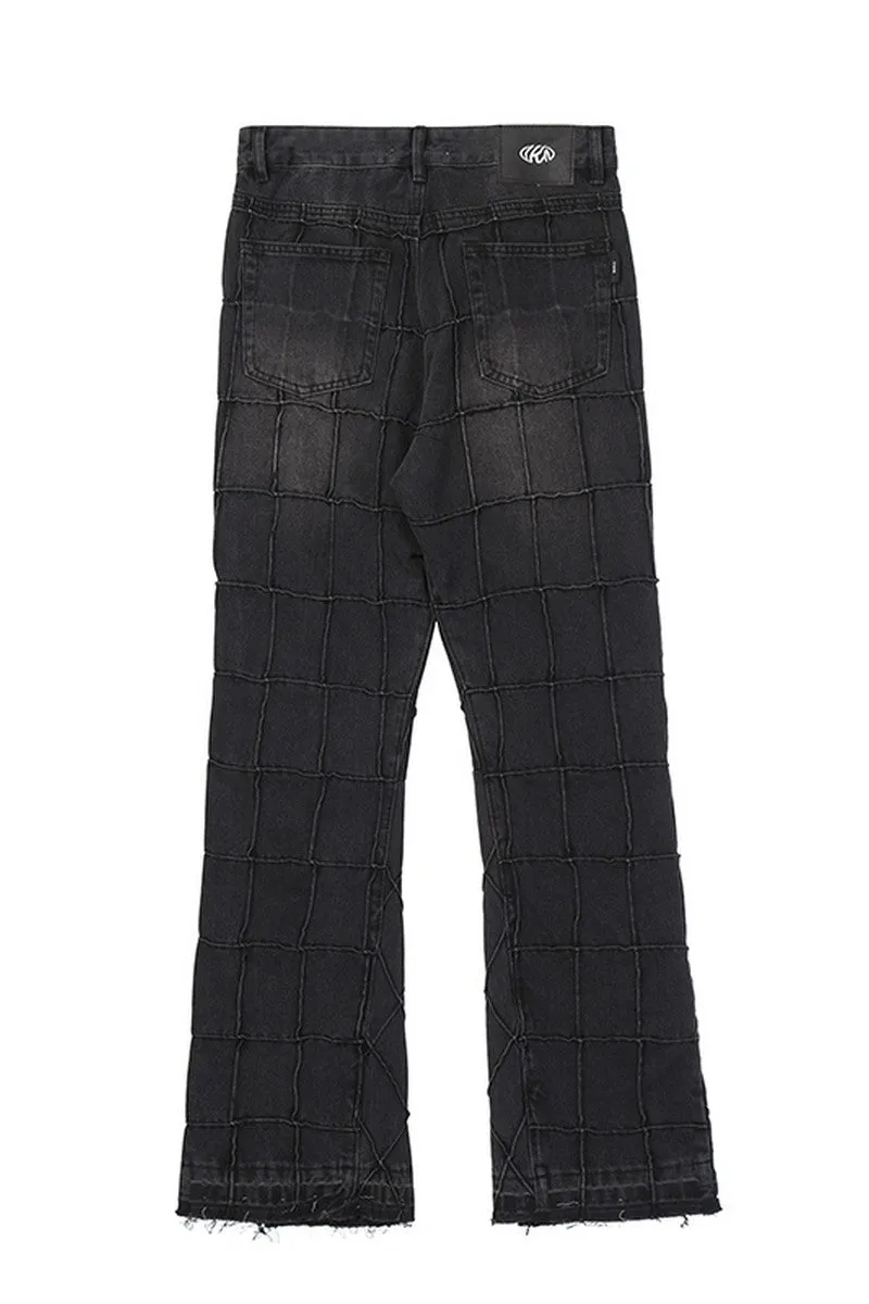 Stitched Structure Jeans