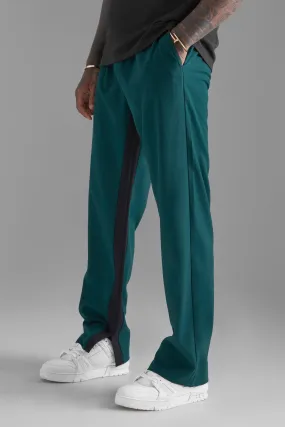 Straight Leg Gusset Jogger Waist Trousers