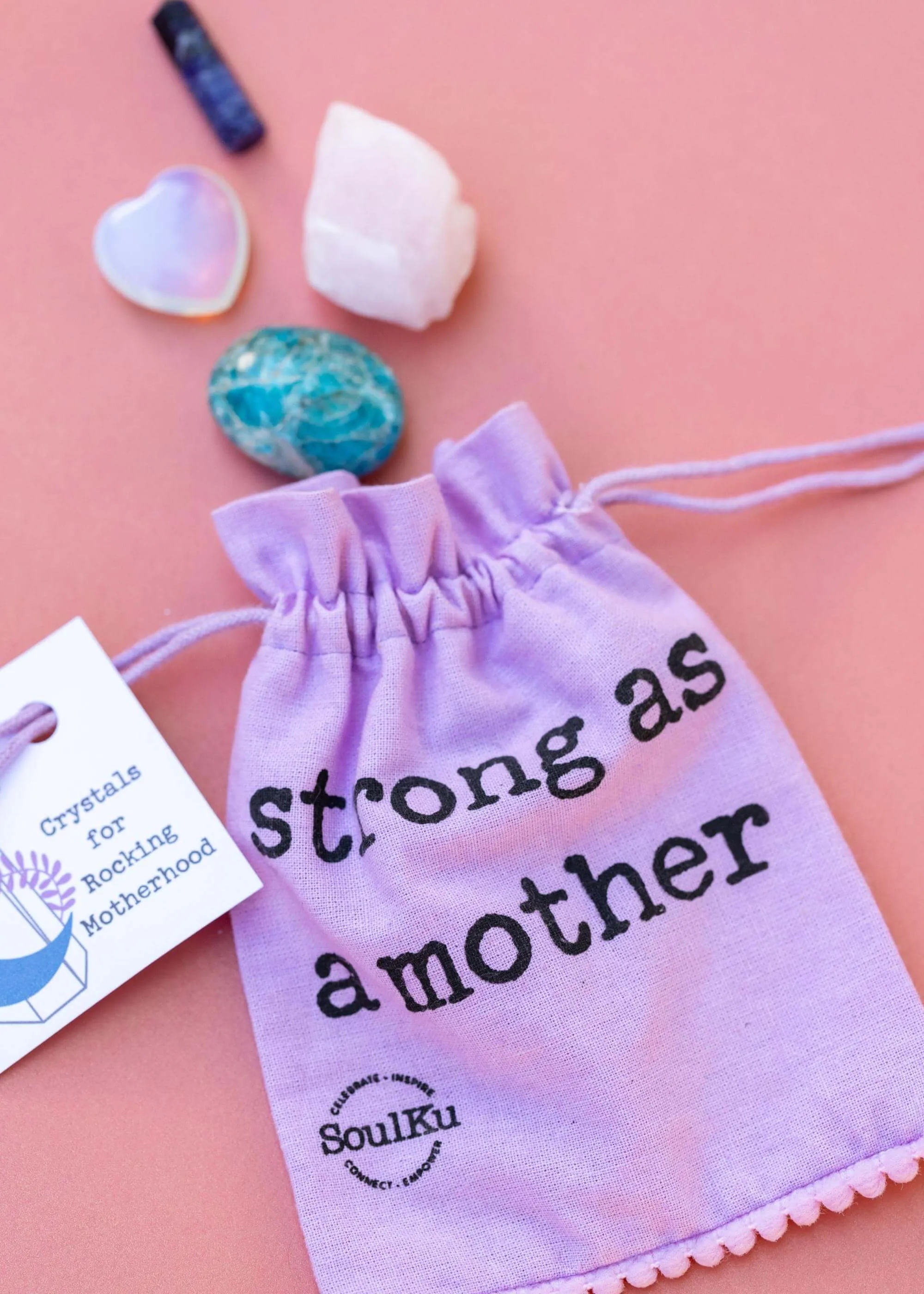 Motherly Strength Gem Pouch