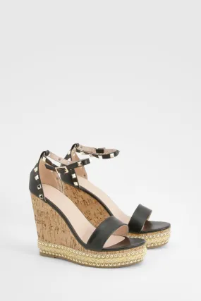 Stud Detail 2 Part Wedges