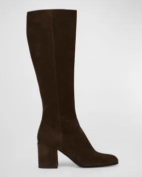 Suede Knee Boots