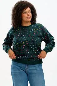 Green Rainbown Leopard Sugarhill Noah Sweatshirt