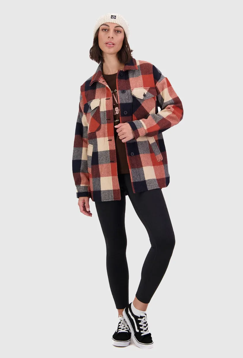 Swanndri Women's Georgia Check Wool Shirt Jacket - Anchorage V2