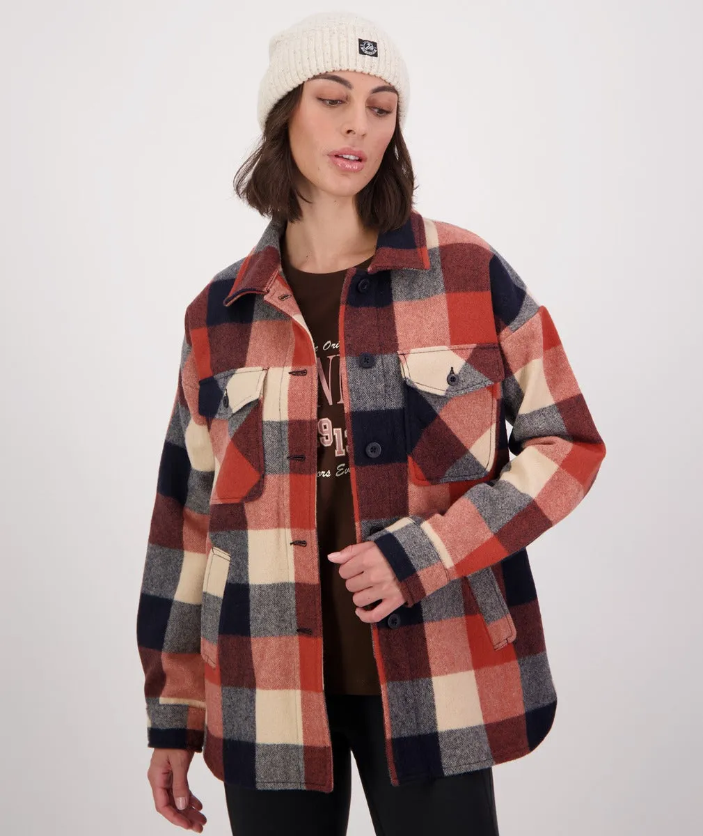 Swanndri Women's Georgia Check Wool Shirt Jacket - Anchorage V2