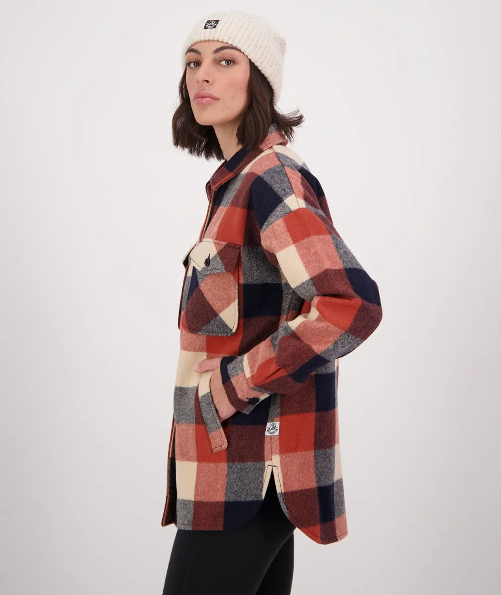 Swanndri Women's Georgia Check Wool Shirt Jacket - Anchorage V2