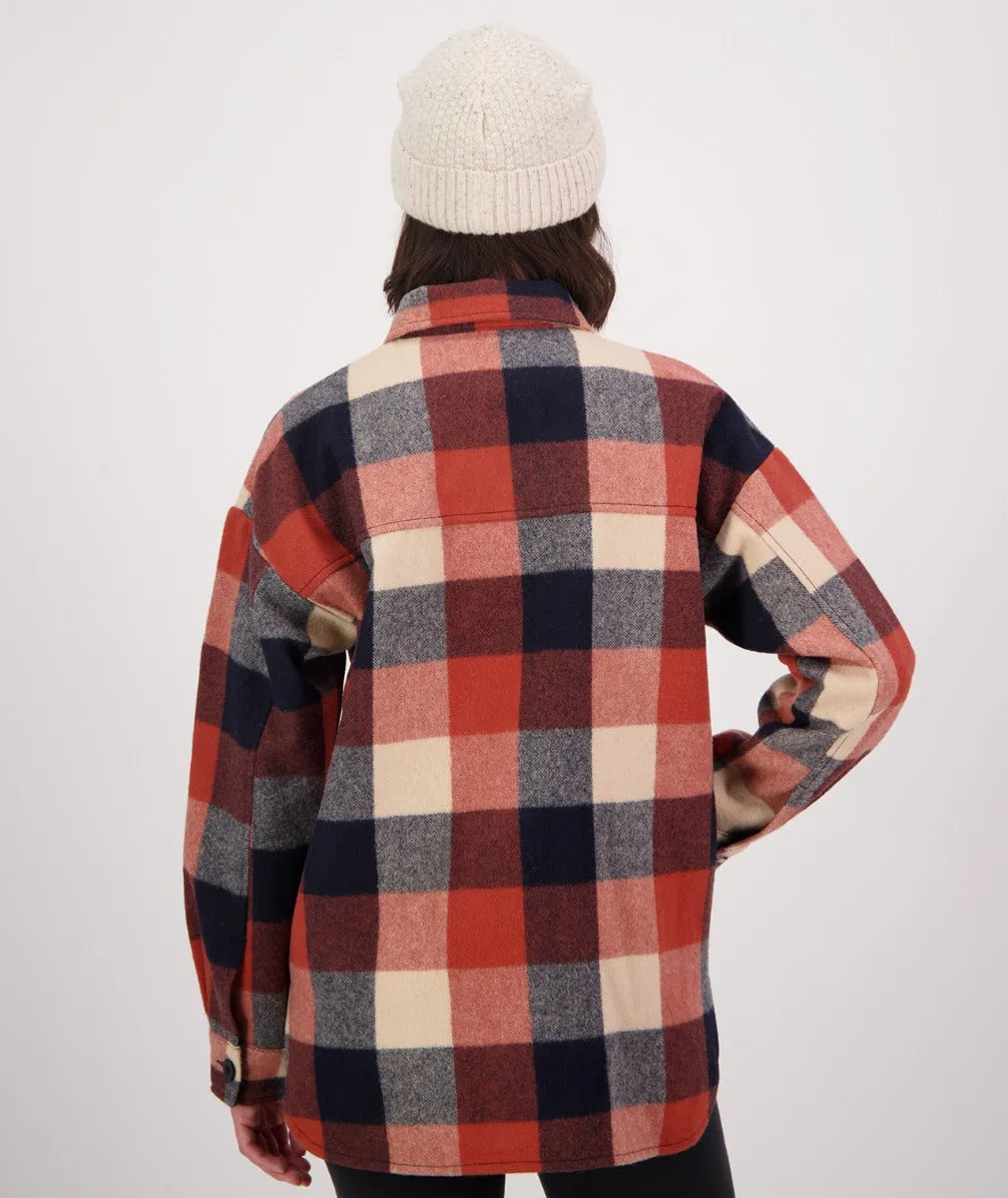 Swanndri Women's Georgia Check Wool Shirt Jacket - Anchorage V2