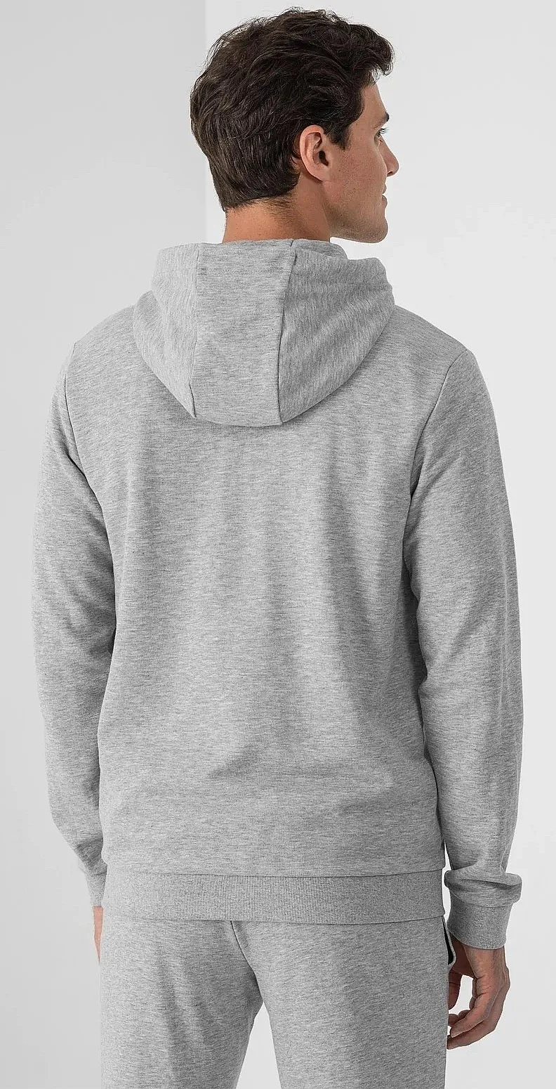 sweatshirt 4F NOSH4-BLM353 Zip - 27M/Cold Light Grey Melange - men´s