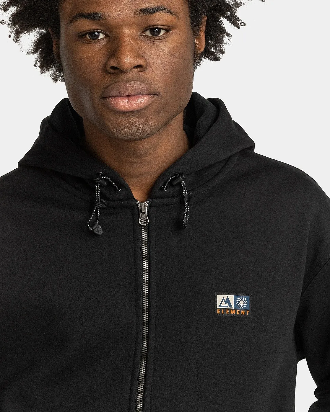 sweatshirt Element Rain Cornell Zip - Flint Black - men´s