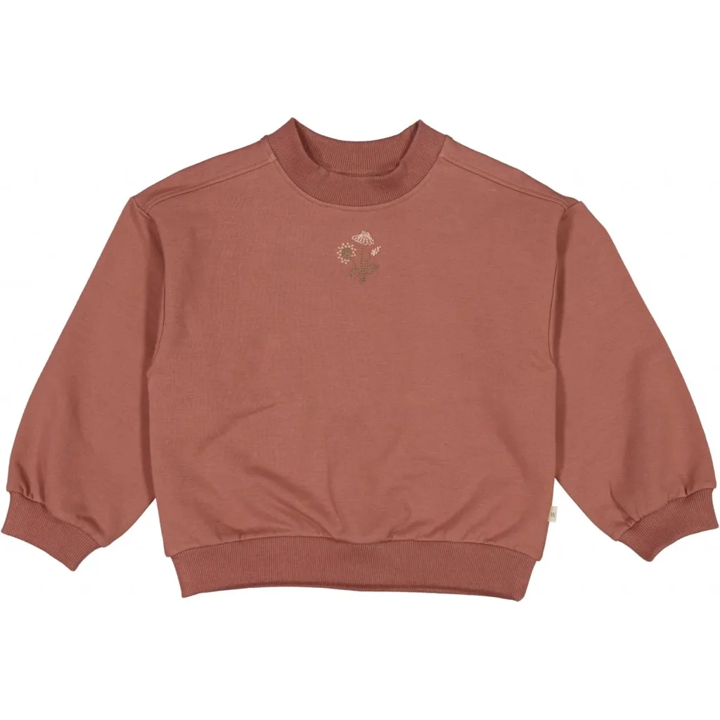 Sweatshirt Eliza Embroidery - vintage rose