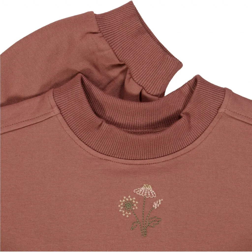 Sweatshirt Eliza Embroidery - vintage rose