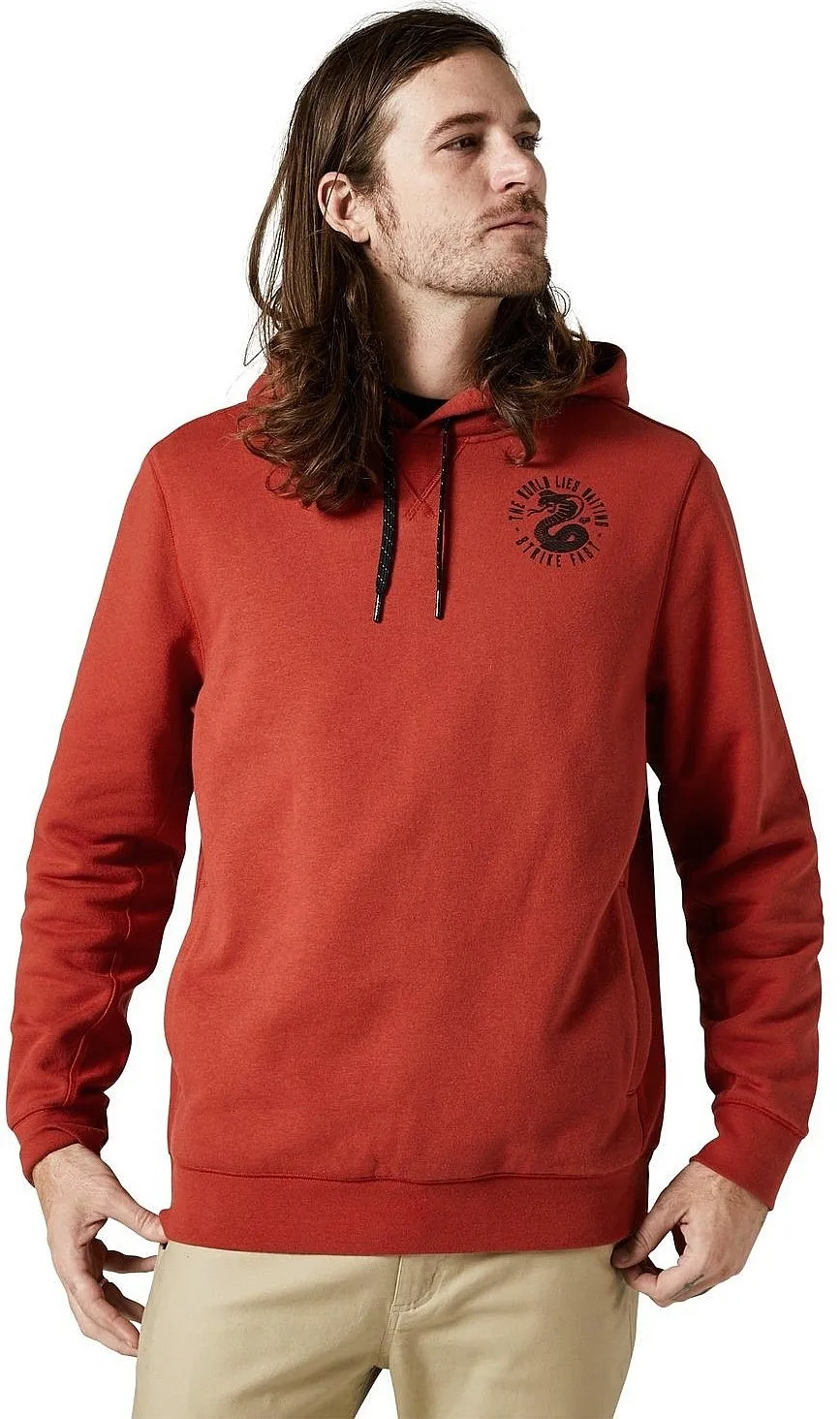 sweatshirt Fox Going Pro Pullover - Red Clear - men´s