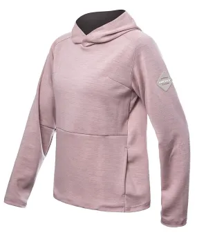 sweatshirt Sensor Merino Upper Traveller Hood - Dusty Pink - women´s