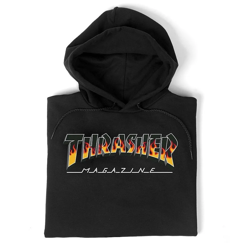 sweatshirt Thrasher BBQ Redux Hood - Black - men´s