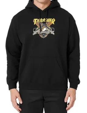 sweatshirt Thrasher Eaglegram X Antihero Hood - Black - men´s