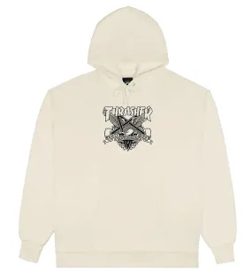 sweatshirt Thrasher Eaglegram X Antihero Hood - Sand - men´s