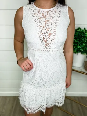 Sweetheart Lace Mini Dress