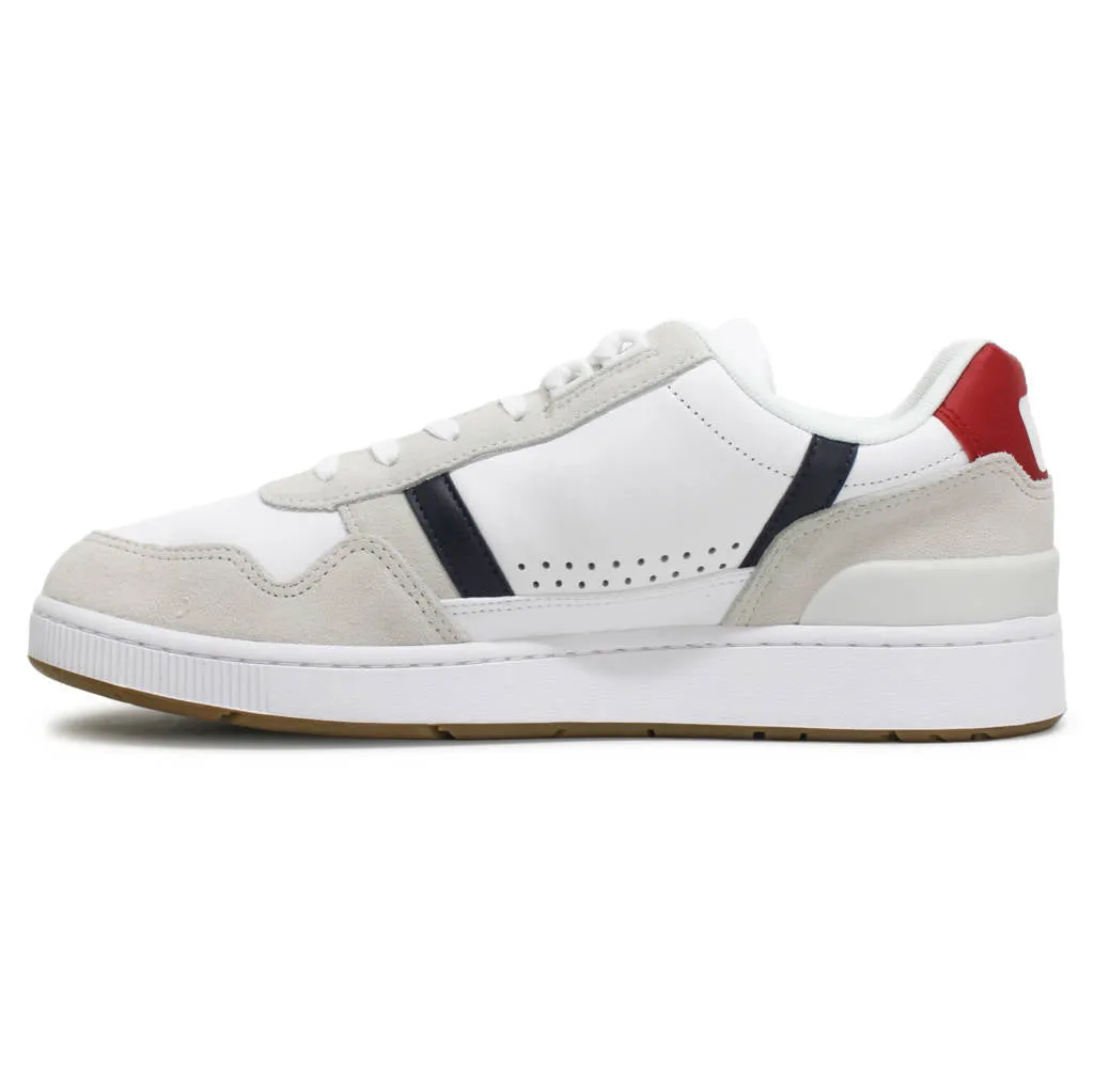 T Clip Leather Suede Men's Low Top Trainers