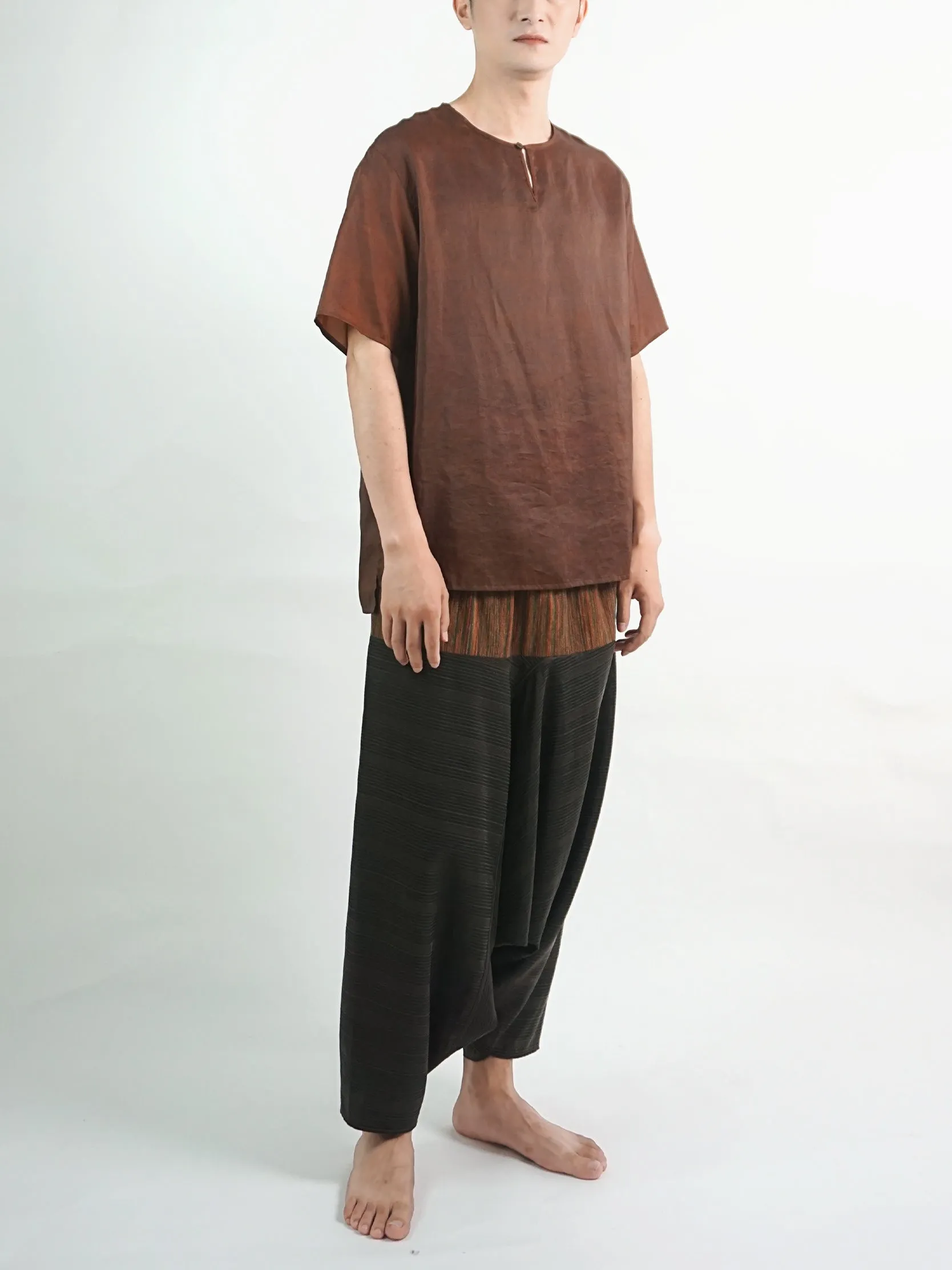 TANGY Silk (Gambiered Guangdong Silk) Trousers