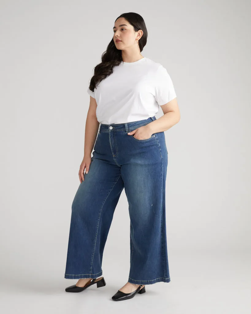 Taylor ComfortDenim Trouser Jeans - Seychelles Blue