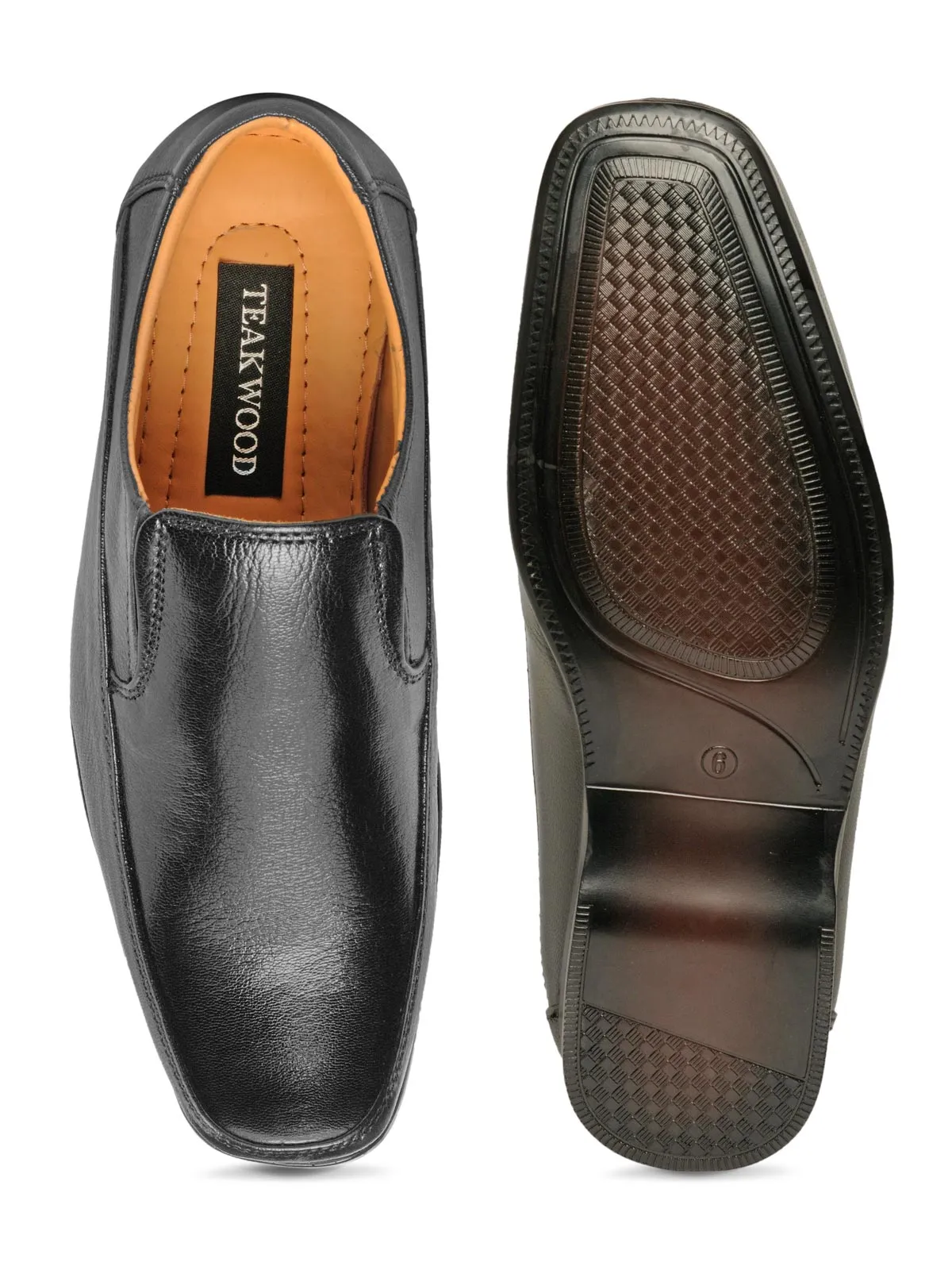 Teakwood Genuine Leather Slip-ons Shoes