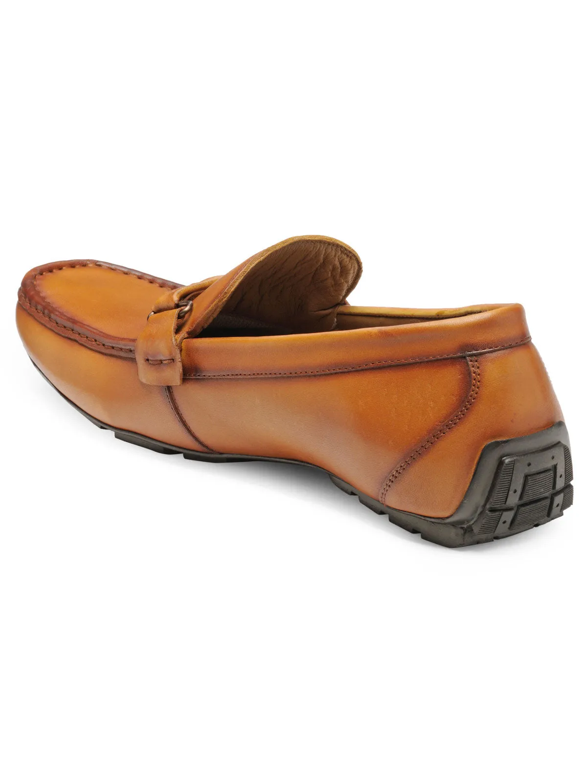 Teakwood Leather Men's Tan Slip-ons Shoes