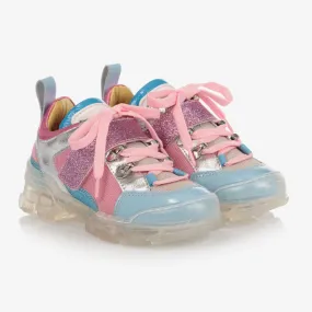 Teen Pink & Blue Trainers