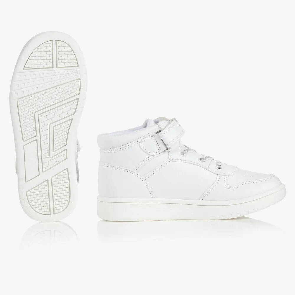 Teen White High-Top Trainers