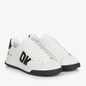 Teen White Leather Trainers