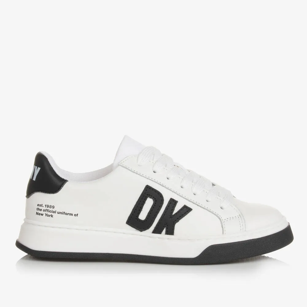 Teen White Leather Trainers