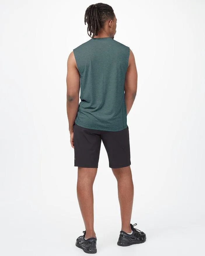 Tentree Men's In Motion Tank in Sea Green