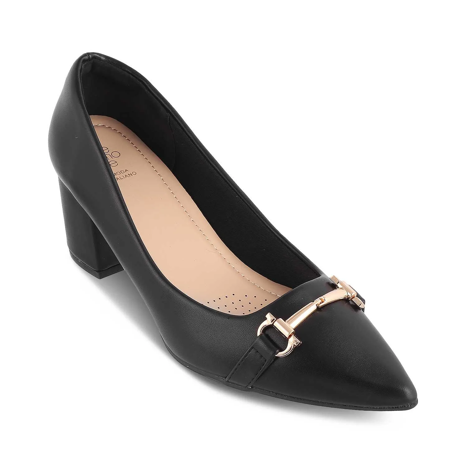 The Amster Black Women's Dress Pumps Tresmode